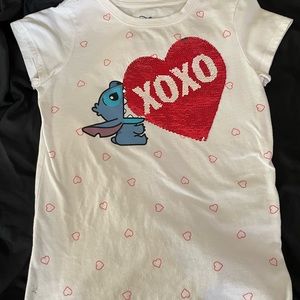 DISNEY | XOXO Sequence Shirt , with stitch